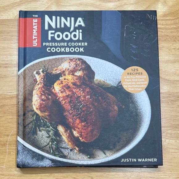 New to Posh B 🍗 | Ninja Foodi Pressure Cooker Cookbook - Black and Red HardCover - Picture 1 of 5